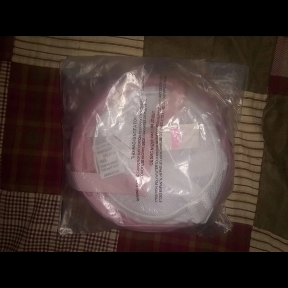 NEW VICTORIA'S SECRET PINK COLLAPSIBLE LAUNDRY BASKET & INTIMATES BAGS H… - Picture 7 of 8